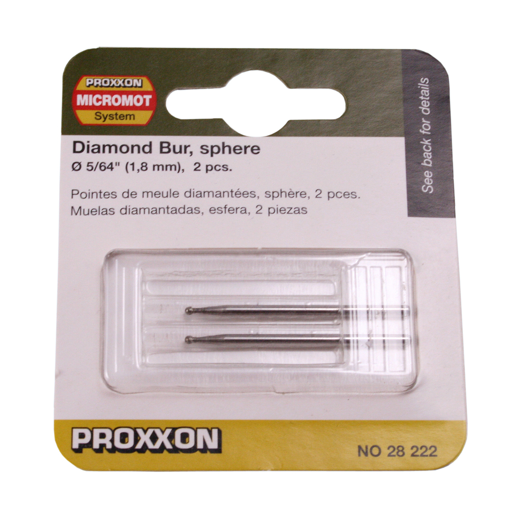Jewelry Making Tools Diamond Bur Bits for Engraver Tool, 5/64" (1.8mm) Set 2